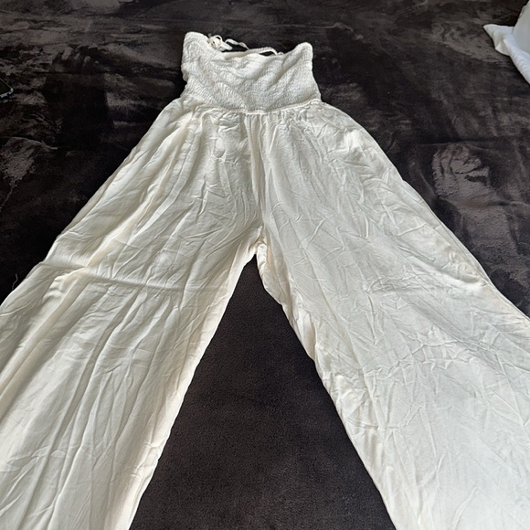 Beige color romper long - Picture 2 of 6